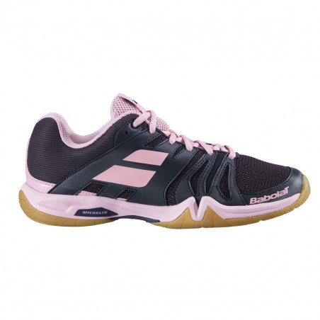 Chaussures BABOLAT Femme Indoor Shadow Team Noir / Rose AH 2019