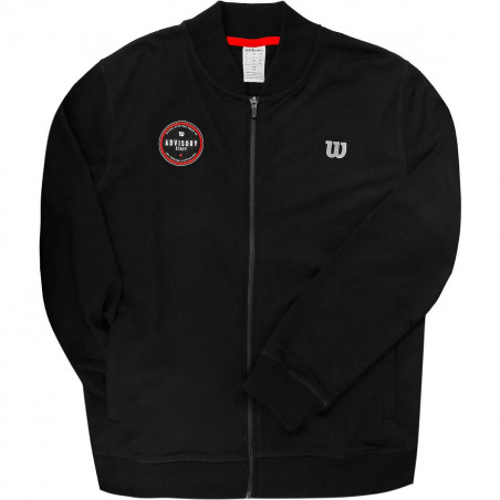 Veste à capuche WILSON Homme Zippée WAS CONDITION Jacket Noir