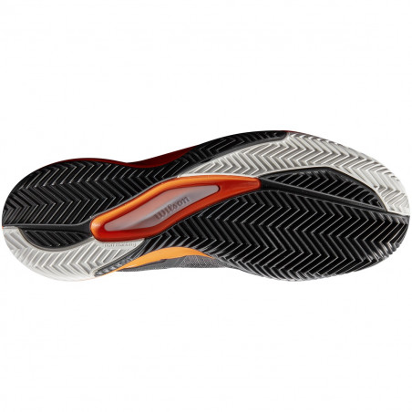 Chaussures WILSON Homme RUSH PRO 3.5 CLAY PARIS Gris / Orange PE 2021