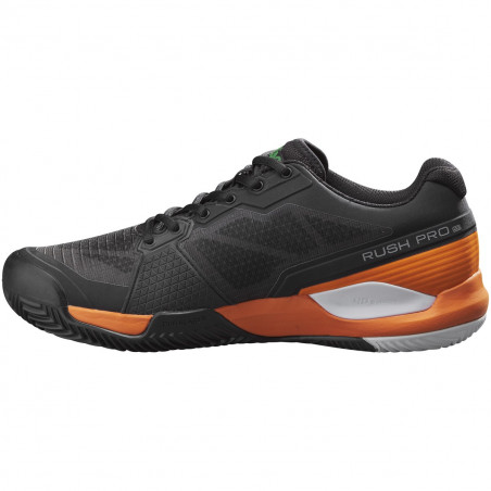 Chaussures WILSON Homme RUSH PRO 3.5 Terre Battue PARIS Gris / Orange PE 2021