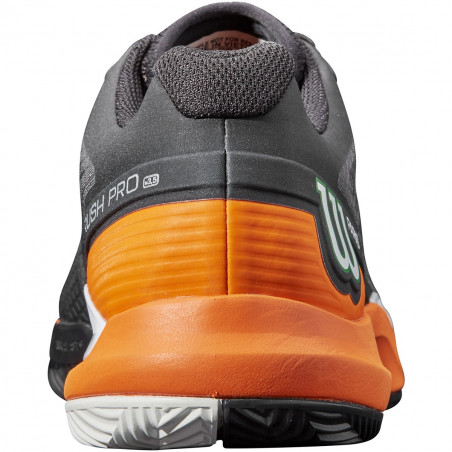 Chaussures WILSON Homme RUSH PRO 3.5 Terre Battue PARIS Gris / Orange PE 2021