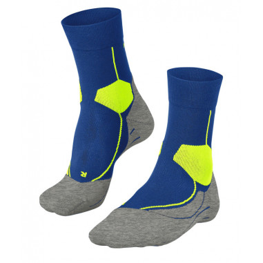 Chaussettes FALKE HOMME STABILIZING Bleu / Gris / Jaune PE 2022