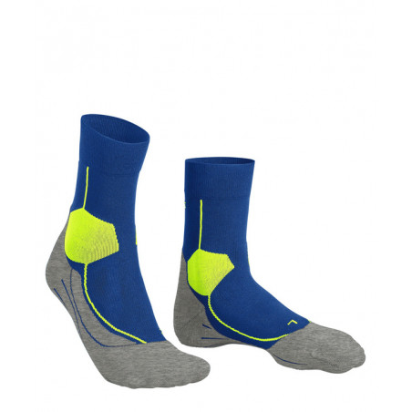 Chaussettes FALKE HOMME STABILIZING Bleu / Gris / Jaune PE 2022