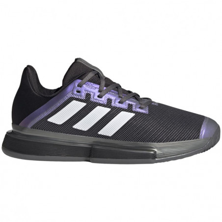 Chaussures ADIDAS Homme SoleMatch Bounce Clay Noir / Violet PE 2021