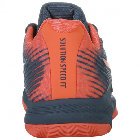 Chaussures ASICS Femme Solution Speed FF Clay Terre Battue Indigo/Papaye PE 2019