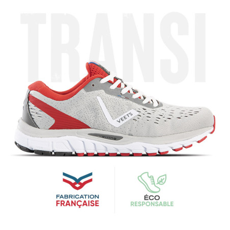 Chaussures Running VEETS Homme TRANSITION MIF1 Gris / Rouge PE 2021
