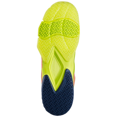 Chaussures Padel BABOLAT Homme Jet Premura Jaune / Bleu AH 2020
