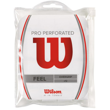 Surgrip WILSON PRO OVERGRIP PERFORATED Blanc x12