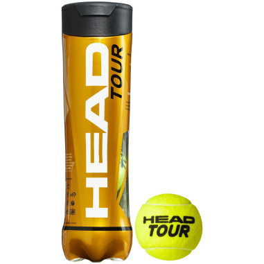 Tube de 4 balles HEAD TOUR 2019