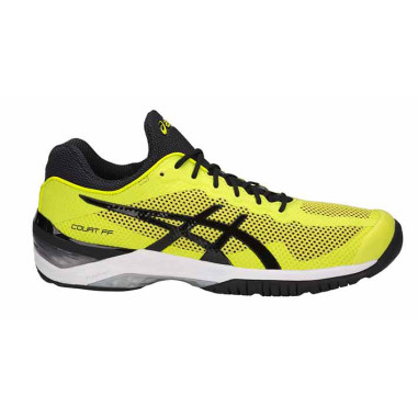 Chaussures ASICS Homme Court FF Toutes Surfaces Jaune / Noir PE 2018