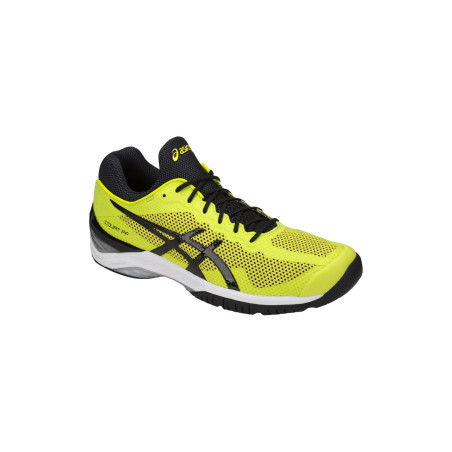 Chaussures ASICS Homme Court FF All Court Jaune / Noir PE 2018