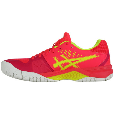 Chaussures ASICS Femme Gel-Challenger 12 Toutes Surfaces Rose / Jaune AH 2019