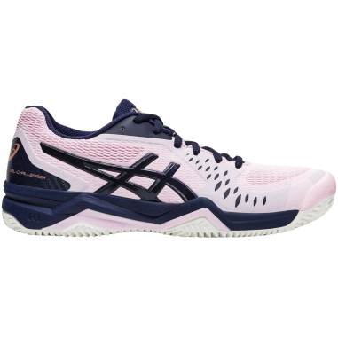 Chaussures ASICS Femme Gel-Challenger 12 Terre Battue Rose / Marine PE 2020