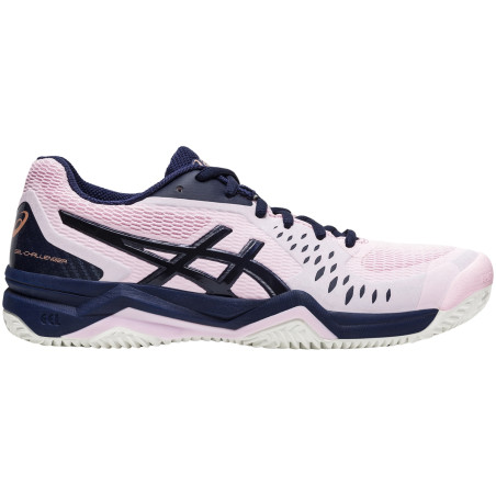 Chaussures ASICS Femme Gel-Challenger 12 Terre Battue Rose / Marine PE 2020