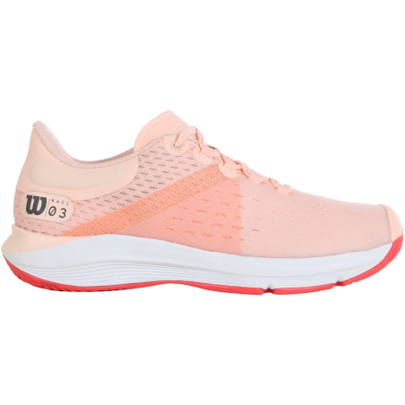 Chaussures WILSON Femme Kaos 3.0 Terre Battue Saumon PE 2020