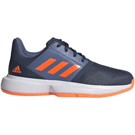 Chaussures ADIDAS Junior COURTJAM xJ Marine / Orange PE 2021