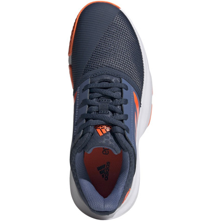 Chaussures ADIDAS Junior COURTJAM xJ Marine / Orange PE 2021