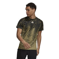 T-Shirt ADIDAS Homme FLIFT PR TEE PB Noir / Kaki AH 2021 2
