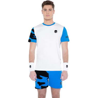 T-Shirt HYDROGEN Homme TECH CAMO Bleu / Blanc / Noir 2021