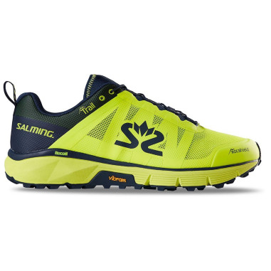 Chaussures Running SALMING Homme TRAIL T6 Jaune / Bleu AH 2020