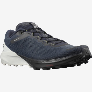 Chaussures Running SALOMON Homme SENSE PRO 4 Gris / Blanc AH 2021
