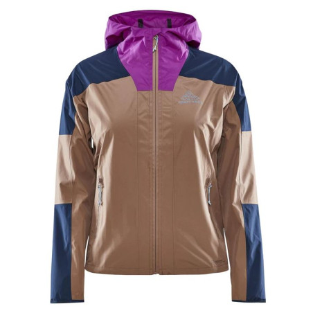 Veste à capuche Running CRAFT Femme PRO TRAIL HYDRO JKT Marron/Bleu/Violet 2022