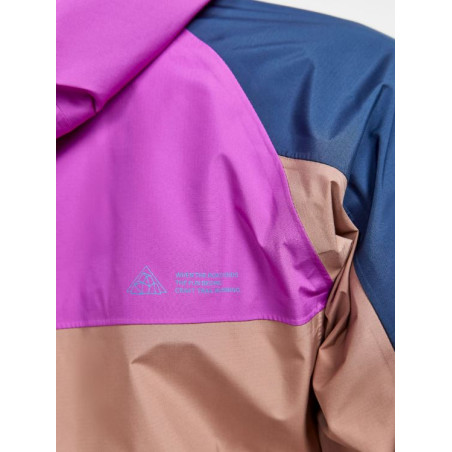 Veste à capuche Running CRAFT Femme PRO TRAIL HYDRO JKT Marron/Bleu/Violet 2022
