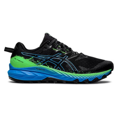 Chaussures Running ASICS Homme TRABUCO 10 Noir Vert Bleu AH 2022