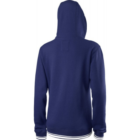 Veste à capuche WILSON Femme Zippée W Team Script Hoody Bleu PE 2018