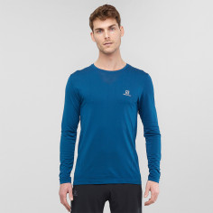 T-Shirt Running Manche longue SALOMON Homme SENSE LS Bleu... 2