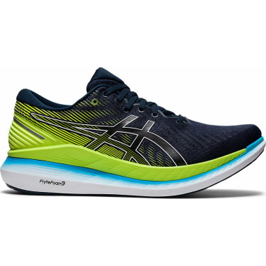 Chaussures Running ASICS Homme GLIDE RIDE 2 Marine / Jaune PE 2021