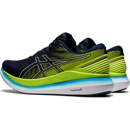 Chaussures Running ASICS Homme GLIDE RIDE 2 Marine / Jaune PE 2021
