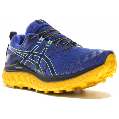 Chaussures Running ASICS Homme TRABUCO MAX Bleu Violet / Jaune AH 2021
