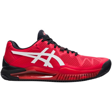 Chaussures ASICS Homme GEL-RESOLUTION 8 Terre Battue Rouge / Bleu AH 2021