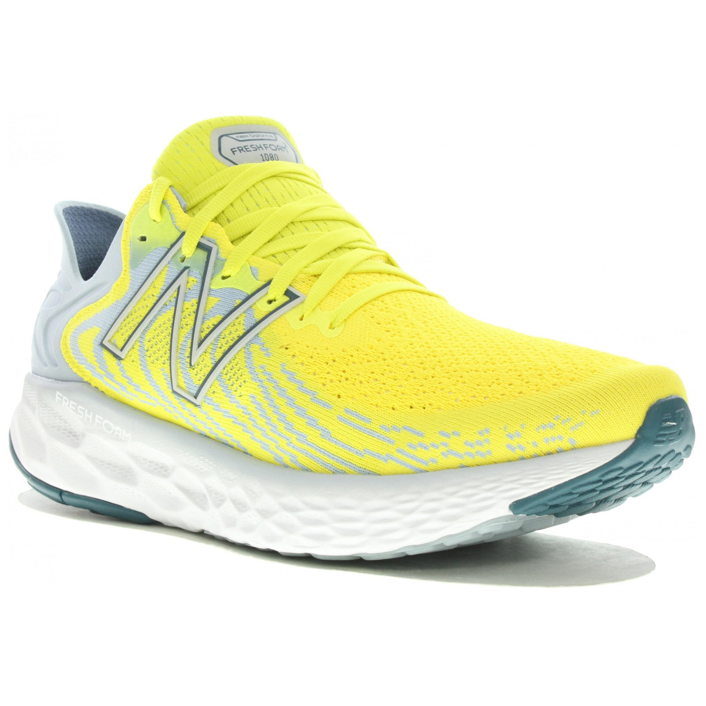 New balance gris jaune sales