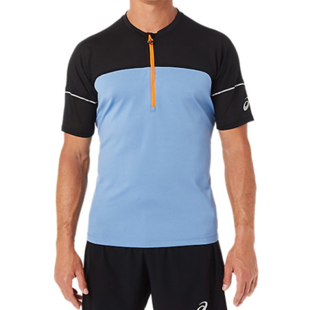 T-Shirt Running ASICS Homme Fujitrail Top Bleu / Noir PE 2022