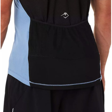 T-Shirt Running ASICS Homme Fujitrail Top Bleu...