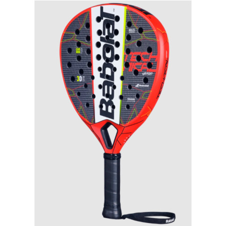 Raquette Padel BABOLAT TECHNICAL VERON Rouge / Noir / Jaune (365 g) 2022