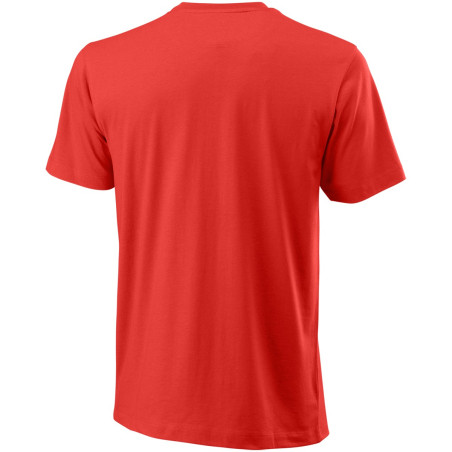 T-Shirt WILSON Homme M GEO PLAY Rouge 2020