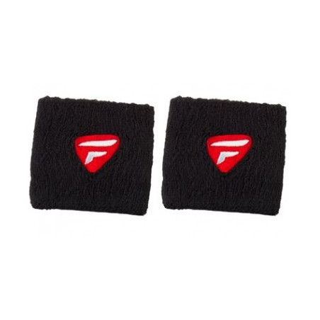 Poignet Eponge TECNIFIBRE Wristband x2 Rouge / Noir