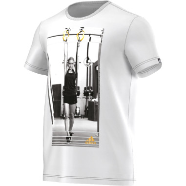T Shirt ADIDAS GOLDEN Rings Blanc AH 2015