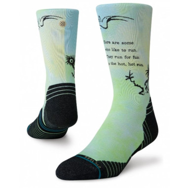 Chaussettes STANCE Femme SOME WHO LIKE CREW Vert / Noir PE 2020
