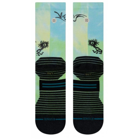 Chaussettes STANCE Femme SOME WHO LIKE CREW Vert / Noir PE 2020