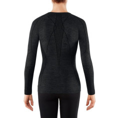 T-Shirt FALKE Femme W Wool Tech Longs ML Gris AH 2019 2