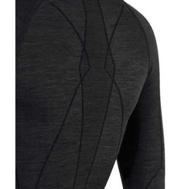 T-Shirt FALKE Femme W Wool Tech Longs ML Gris...