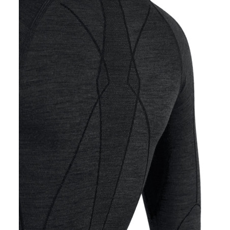 T-Shirt FALKE Femme W Wool Tech Longs ML Gris AH 2019