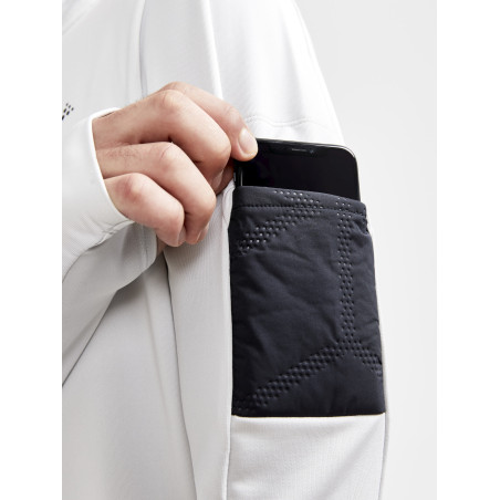 Veste Demi-Zip Running CRAFT Homme ADV SUBZ LS BLANC AH 2022