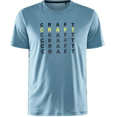 T-Shirt Running Homme CRAFT CORE CHARGE SS Bleu Ciel AH 2021