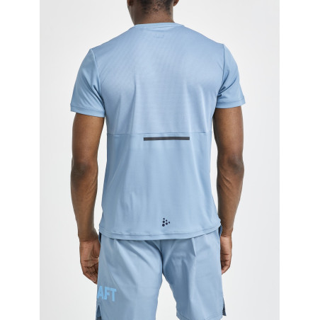 T-Shirt Running Homme CRAFT CORE CHARGE SS Bleu Ciel AH 2021