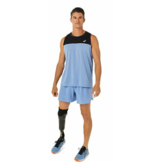 Short Running ASICS Homme ROAD 5IN Bleu PE 2021 2